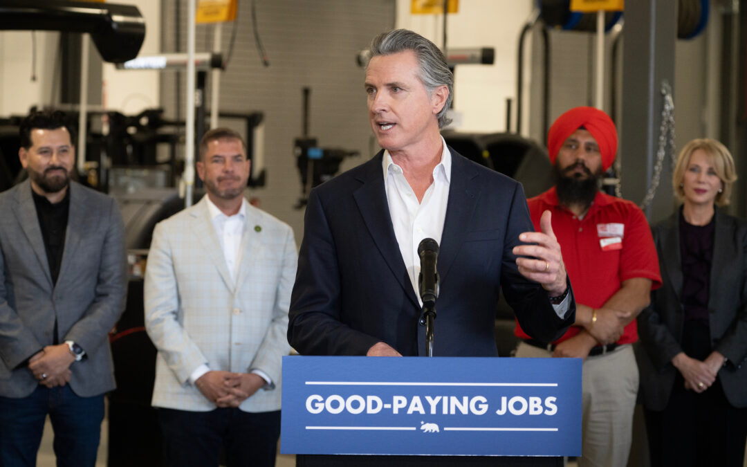 Governor Newsom unveils new economic framework to help create more jobs, faster