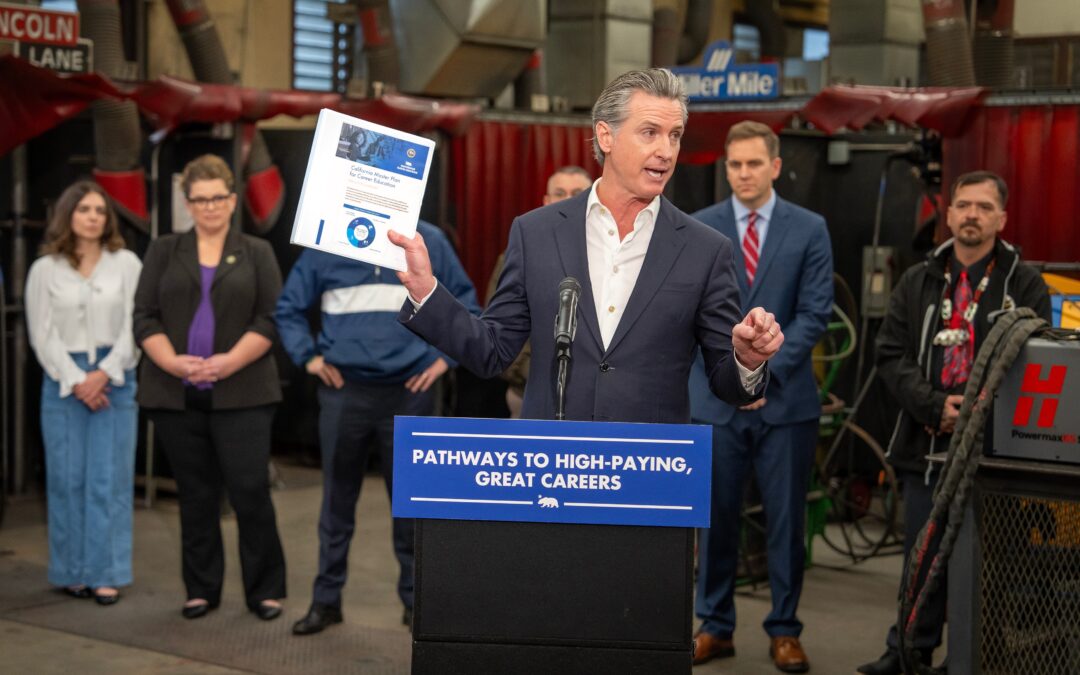 Governor Newsom releases new framework to create high-paying career pathways with and without four-year degrees